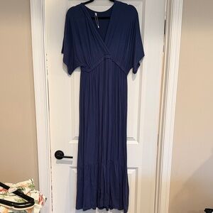 Navy Blue Maxi Dress